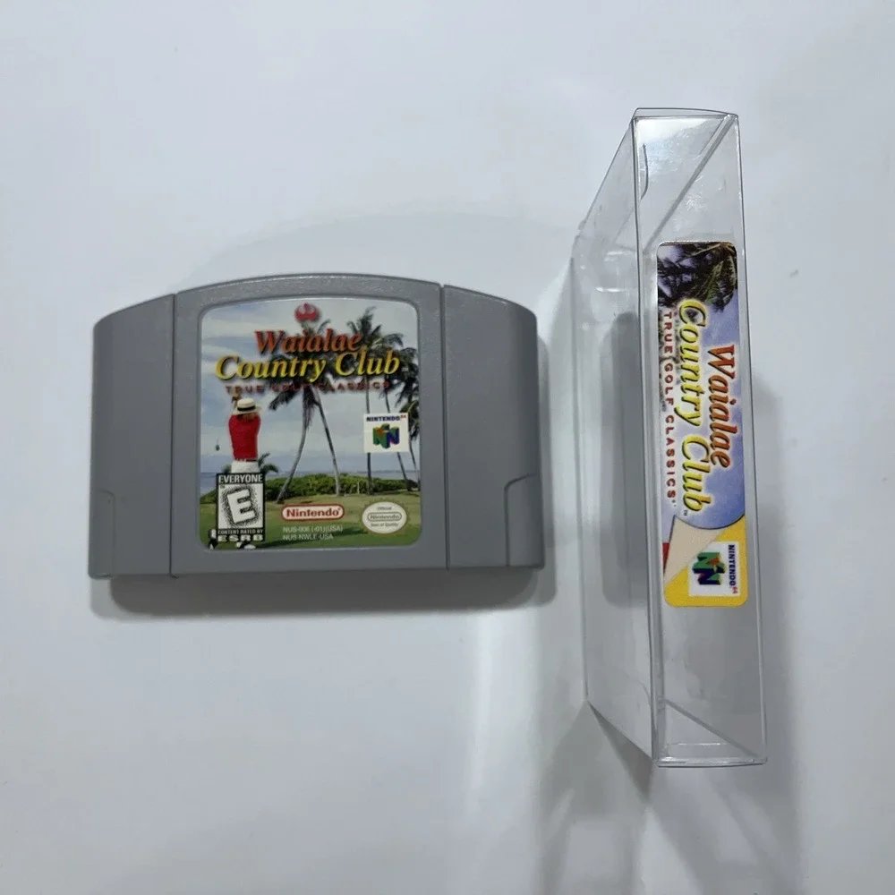 Waialae Country Club True Golf Classic Nintendo 64 N64 Case & Custom Spine Label